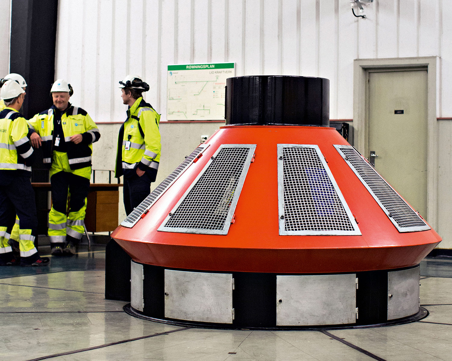 Top of generating unit at Lio power plant