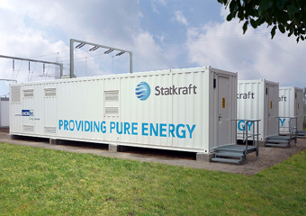 Large batteries in Dörverden, Germany